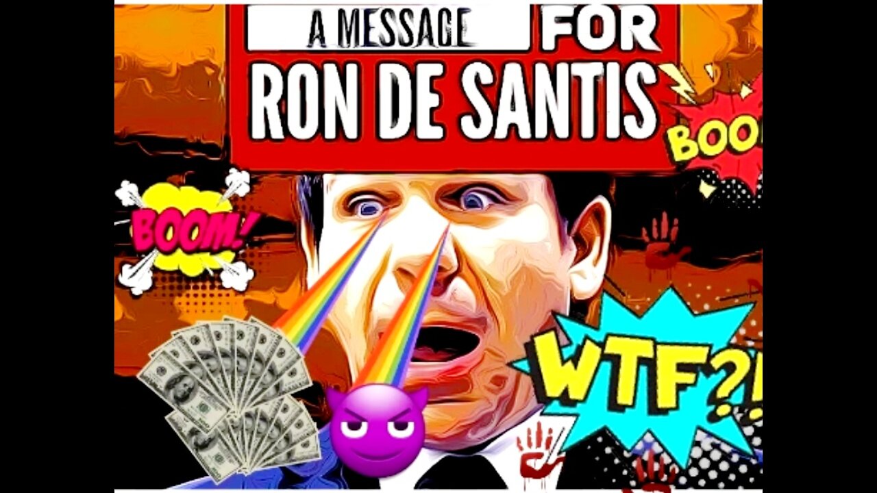 A MESSAGE FOR RON DE SANTIS! PLEASE LISTEN 🇺🇸 DID HE TAKE THE CLOT SHOT?
