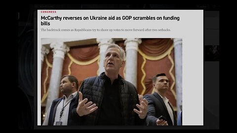 McCarthy Backtracks On Promise To Keep Ukraine Money Out of "Must-Pass" Defense Bill