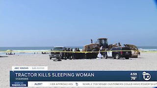 Oceanside police: Woman run over, killed by heavy machinery on beach