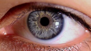 Macro Video of Human Eye & Iris