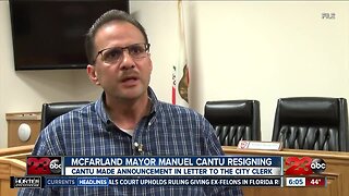 McFarland Mayor Manuel Cantu resigns