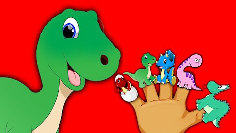 Finger Family DINOSAURS Song for Children Daddy Finger Dinosaurus Nursery Rhymes