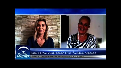 Die Frau aus dem Schäuble-Video – Sandra Voßler im Interview bei Mutigmacher TV