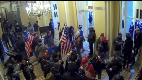 New January 6th Video of Protesters Chatting with Police, Entering through Open Door at Capitol