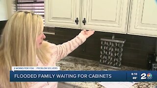 Sand Springs family still waiting to restore kitchen cabinets after devastating flood