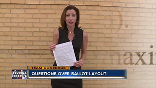 Questions over ballot layout