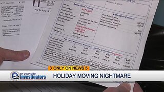 Cleveland man deals with holiday season moving nightmare