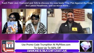 Kash Patel Join Diamond and Silk to discuss his new book The Plot Against the King and more