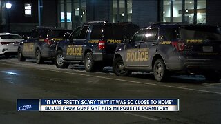 Stray bullet goes through Marquette University eighth floor dorm window