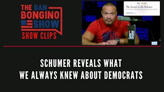 Schumer Reveals What We Always Knew About Democrats - Dan Bongino Show Clips
