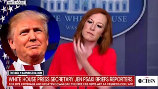 Jen Psaki Calls President Trump "The Other Guy"