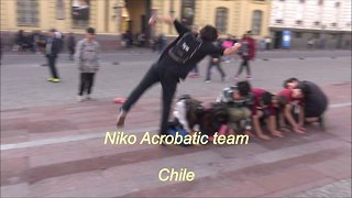 Niko acrobatic team in Santiago, Chile