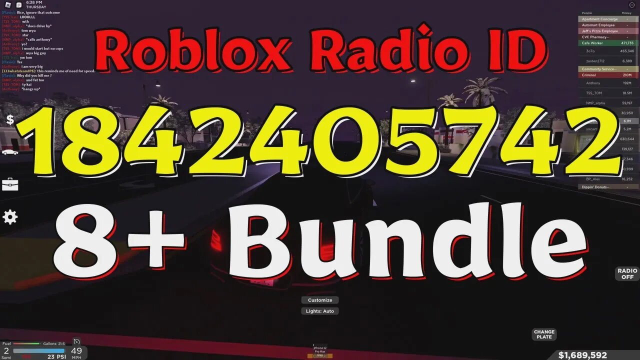 Bundle Roblox Radio Codes/IDs