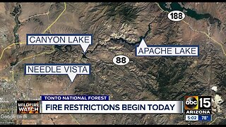 Weekend wildfire restrictions