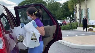 Palm Beach County nonprofit distributes food, care packages to Westgate families