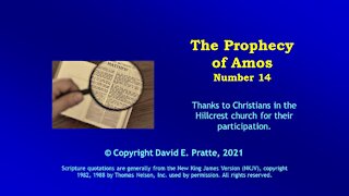 Video Bible Study: Book of Amos - 14