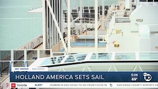 Holland America sets sail