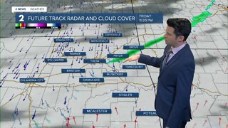 Windy with weekend rain chances