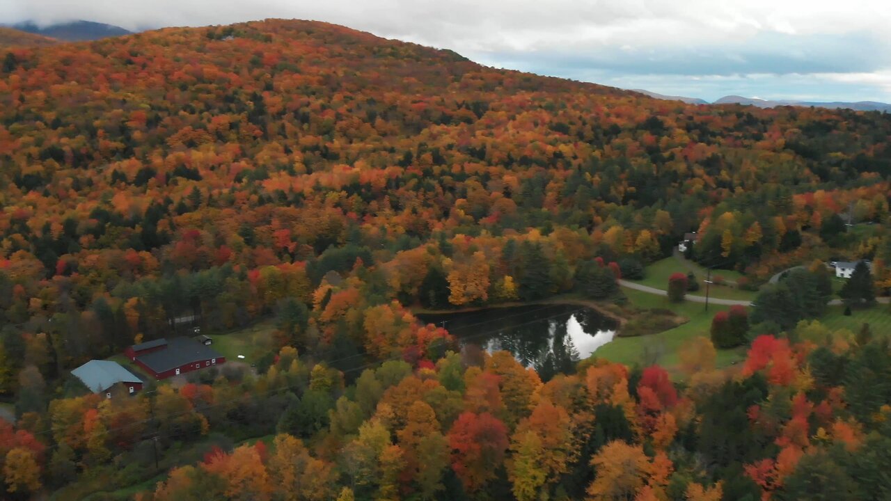 Peak Fall Foliage Stowe, Vermont