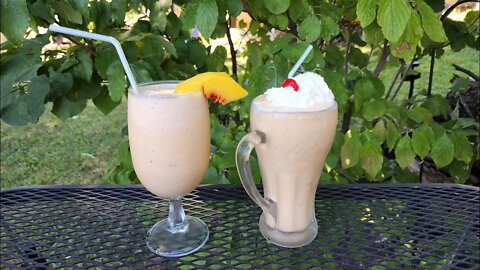 Peach Milkshake – Taste of Summer – Less than $1 Each – The Hillbilly Kitchen