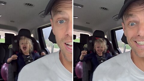 Little Girl Rages To Drowning Pool With Her Dad
