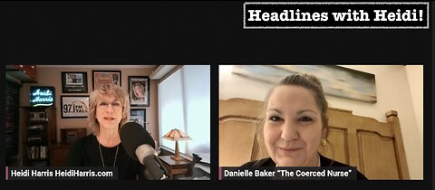 "Coerced Nurse" Danielle Baker talks about her debilitating vaccine injuries