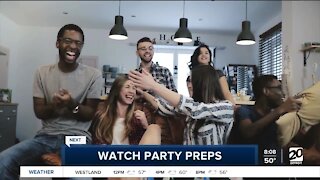 Watch Party Prep for Michigan vs. Michigan State game