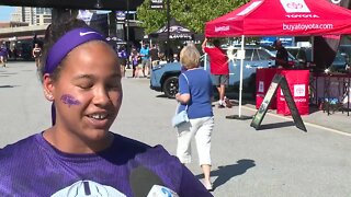 Ravens namesake talks about trip to see team