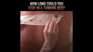 What If You Were Trapped in a Tanning Bed for 24 Hours?