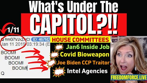 What's under the Capitol? 1/11 Booms - House Committees 1-11-23
