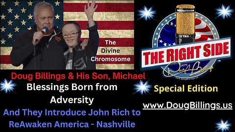 Doug Billings with his Son: The Divine Chromosome