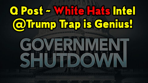 Q Post ~ White Hats Intel @Trump Trap is Genius! 11.30.22
