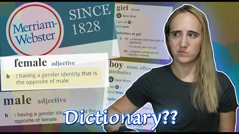 Trans Woman Reacts: Websters Dictionary Changes the Definition of Female