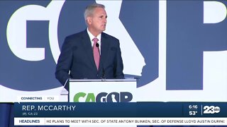 Congressman Kevin McCarthy speaks at GOP Banquet
