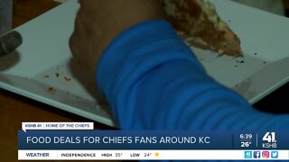 Food deals for Chiefs fans around KC