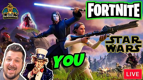 May the Force Be With You! Playing Star Wars Fortnite with YOU! Let's Squad Up & Get Some Wins!