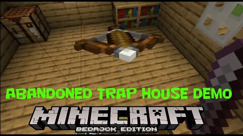 Minecraft Trailer - Example of a House Build with Booby trap
