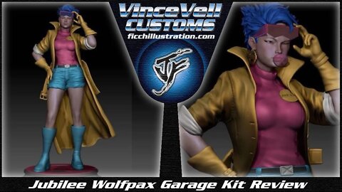 Jubilee X-men Wolfpax 1/4 Garage Kit Review