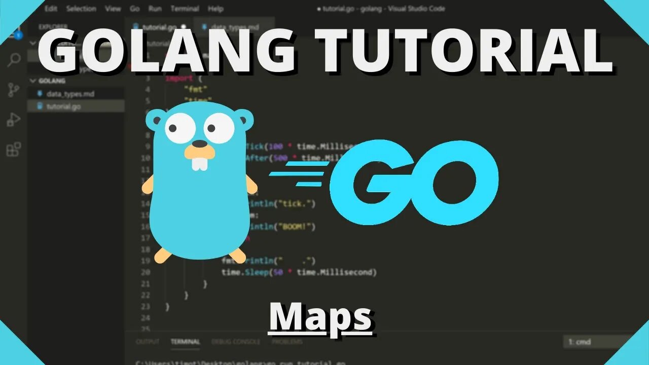 Golang Tutorial 15 Maps   6VIZe.qR4e Small Golang Tutorial 15 Maps 