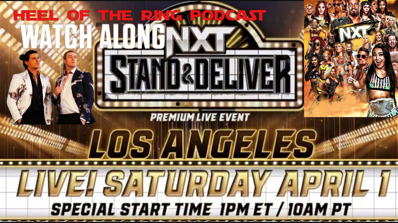 WWE NXT STAND AND DELIVER WRESTLING WATCH-ALONG /Live with Opus