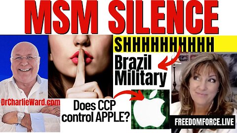 MSM Silent on Brazil Protest-Military, CCP Control Apple? Biblical 12-1-22