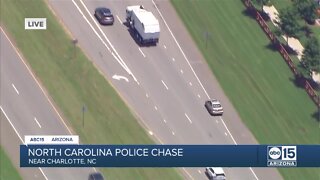 Driver flees police during pursuit in Charlotte, NC area