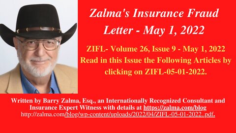 ZIFL- Volume 26, Issue 9 - May 1, 2022