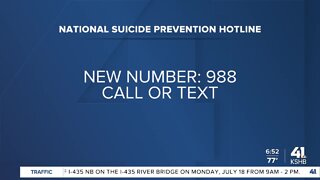 National Suicide Prevention Lifeline becomes 988 this weekend