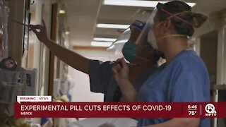 Merck says experimental pill cuts worst effects of COVID-19