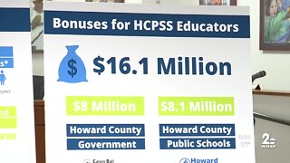 Bonuses on the way for Howard County teachers