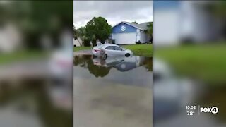 Car crash renews calls to fix flooding in a Cape Coral neighborhood