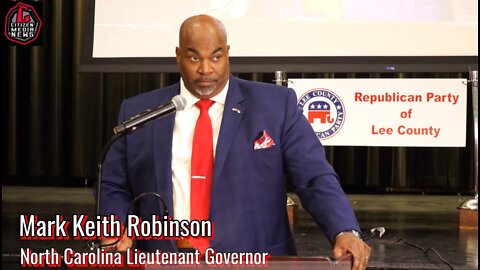 NC Lt Gov Mark Keith Robinson Discusses Presidential Crack Pipe Distribution