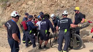 Woman rescued from east Mesa mountain