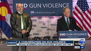 Michael Bloomberg unveils anti-gun violence policy at Aurora town hall